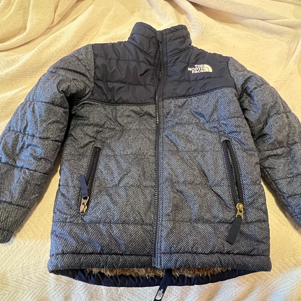 Boys reversible north face jacket